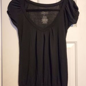 Black blouse top